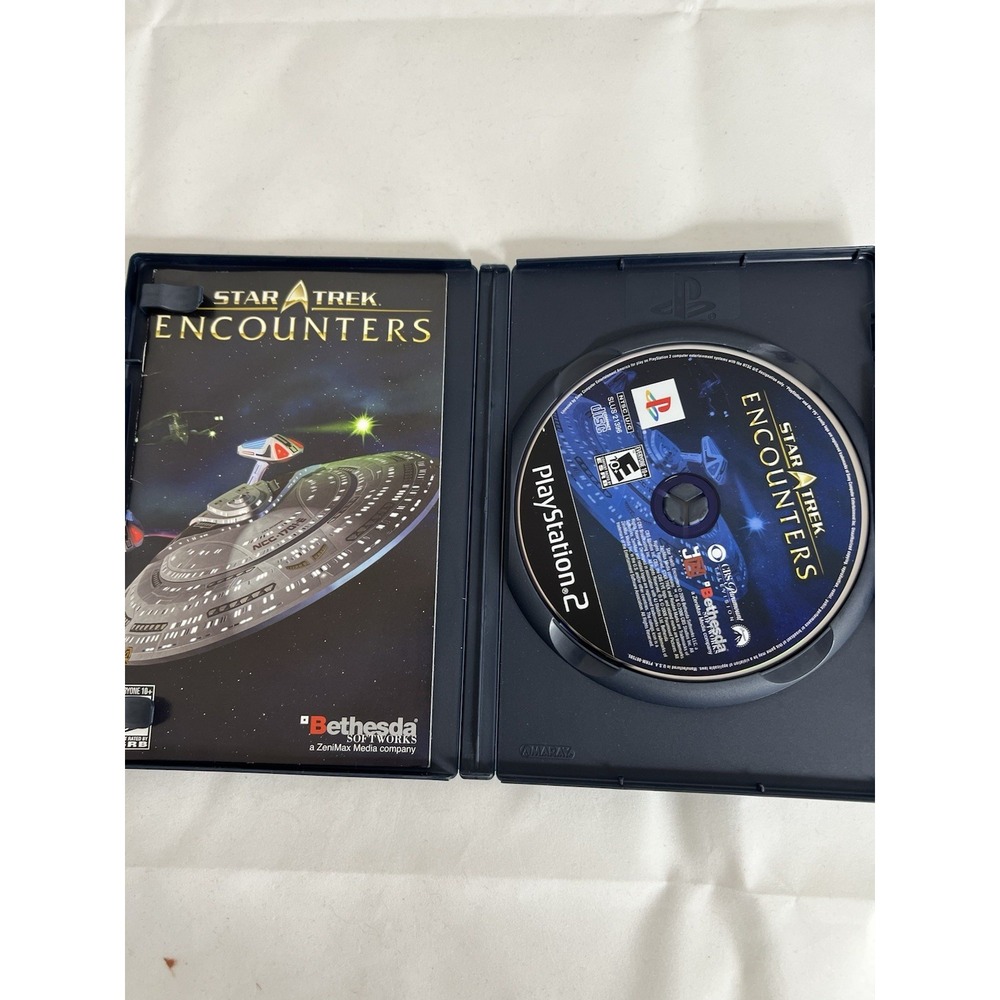 Star Trek Encounters PS2 Complete CIB PlayStation 2 Tested Working - Picture 3 of 3